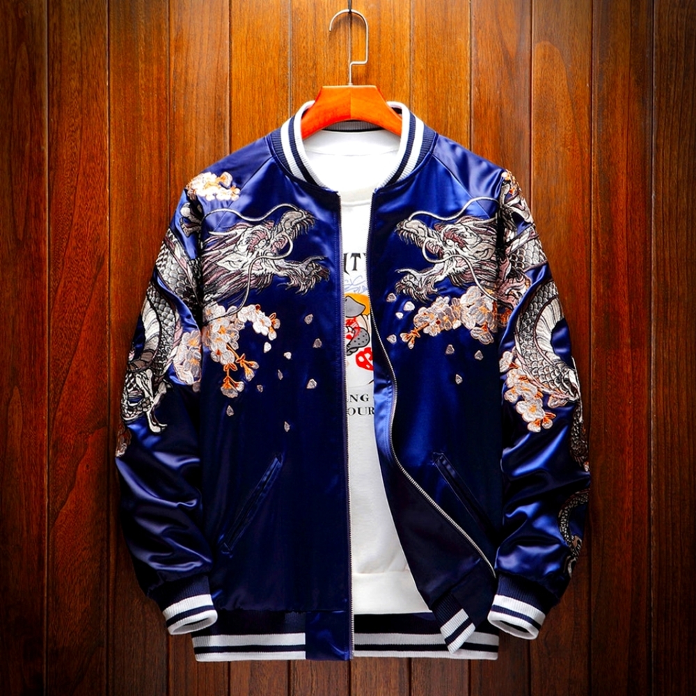 Koisea Double Dragon & Phoenix Sukajan Souvenir Jacket (NWT) - large